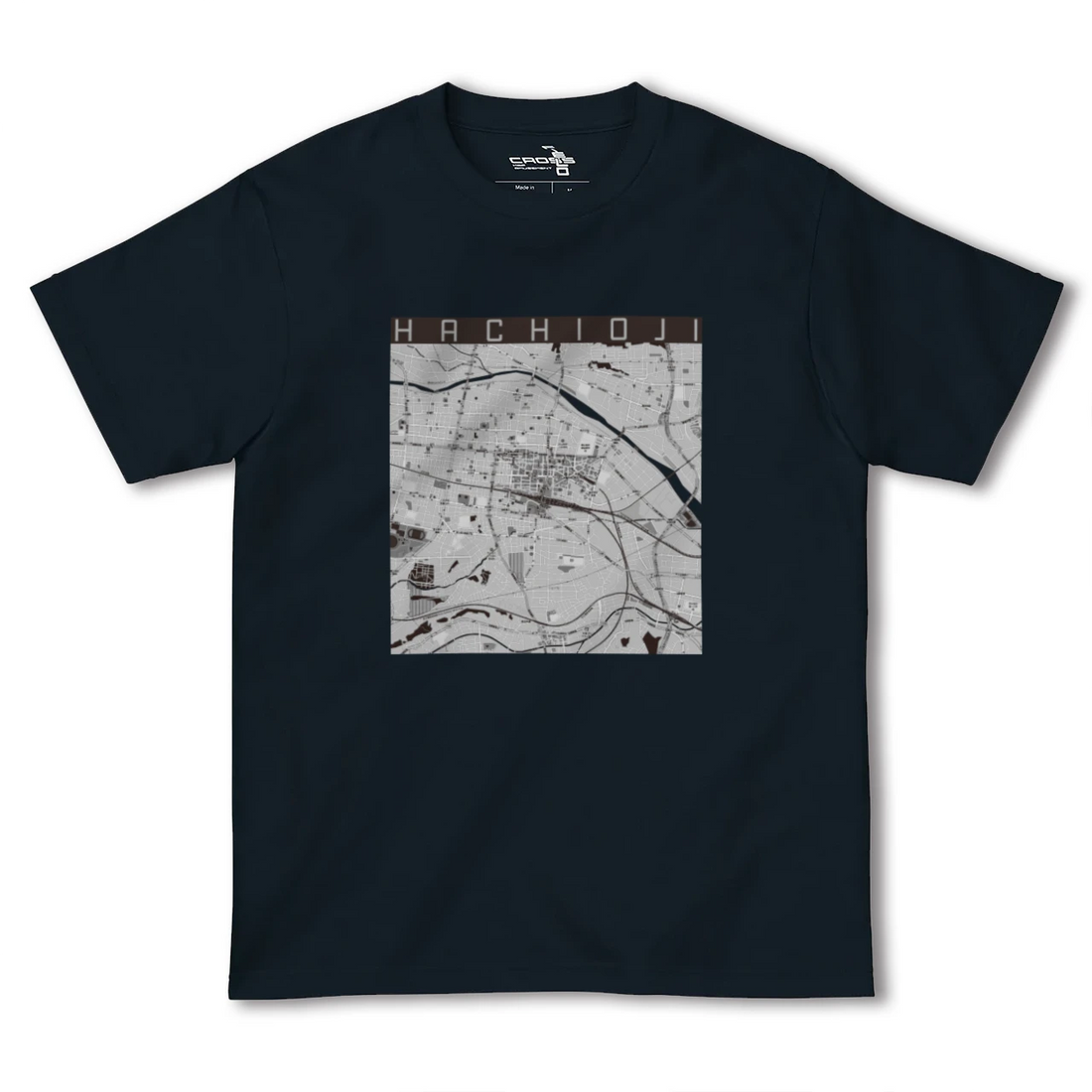 【八王子(東京都)】地図柄ヘビーウェイトTシャツ