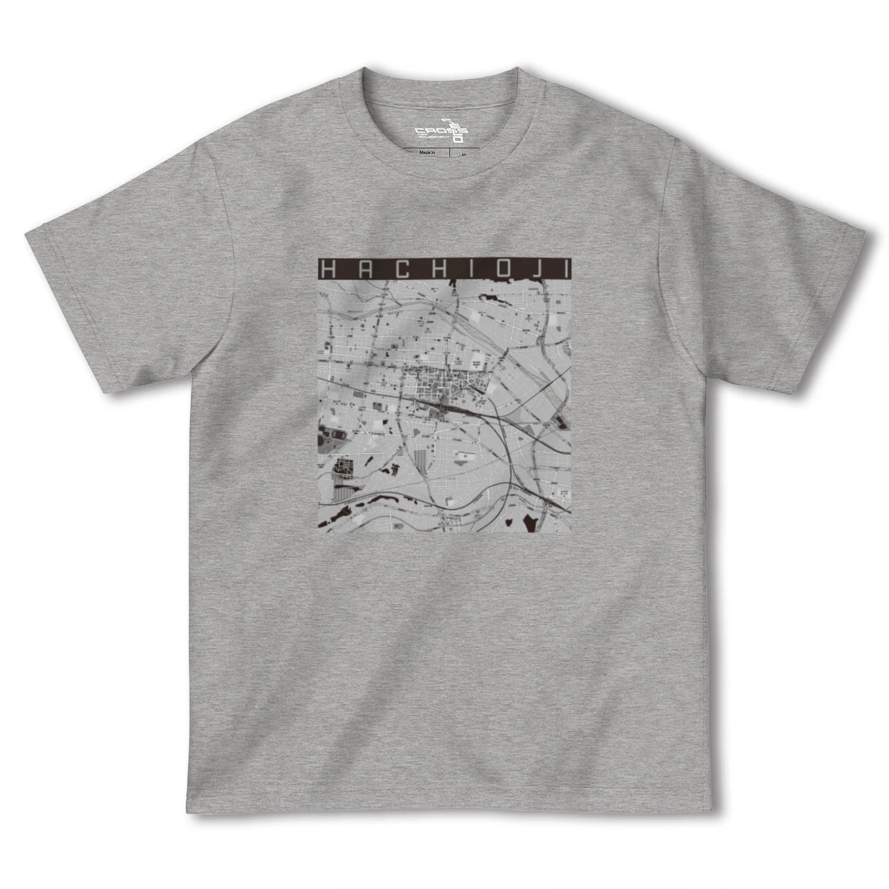 【八王子(東京都)】地図柄ヘビーウェイトTシャツ