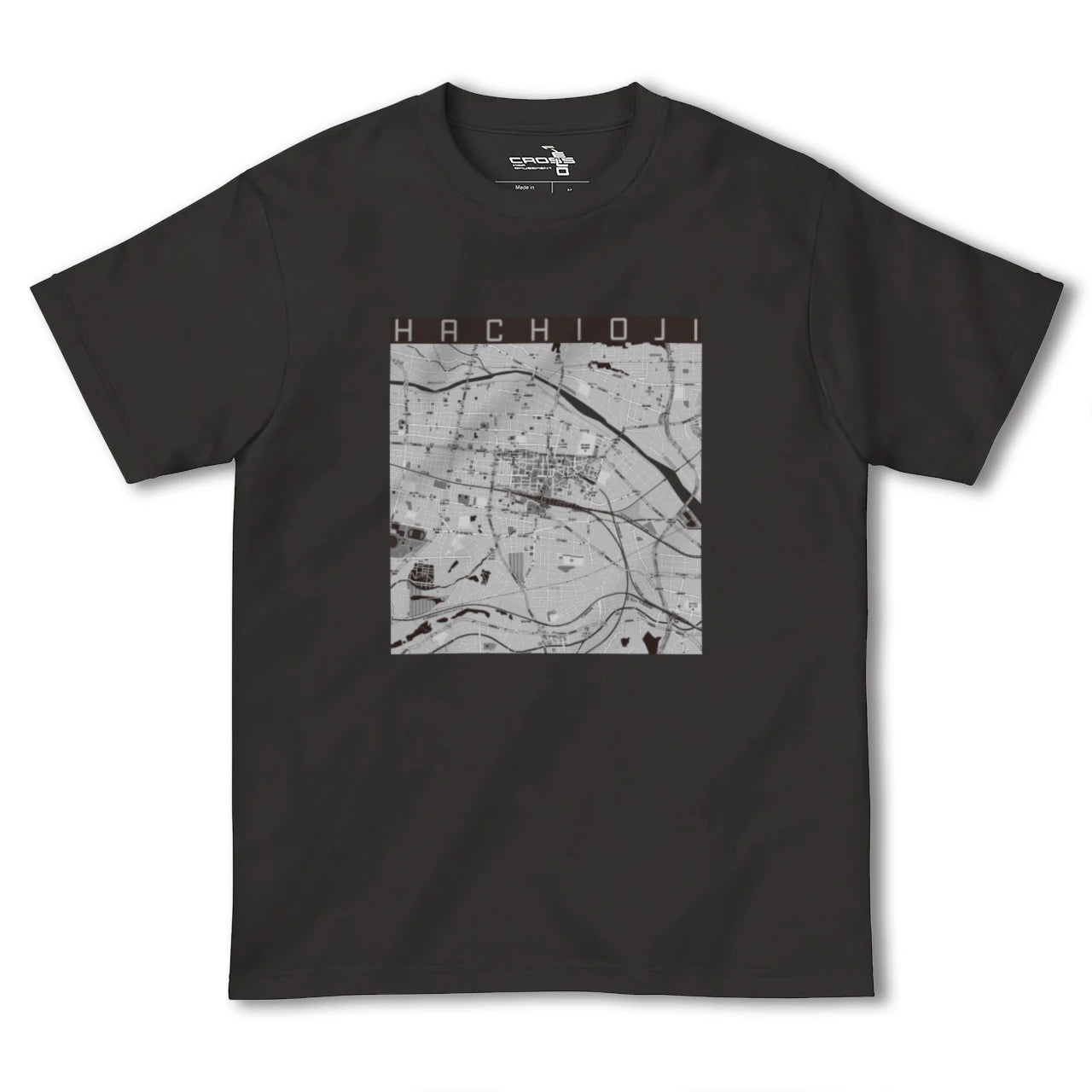 【八王子(東京都)】地図柄ヘビーウェイトTシャツ