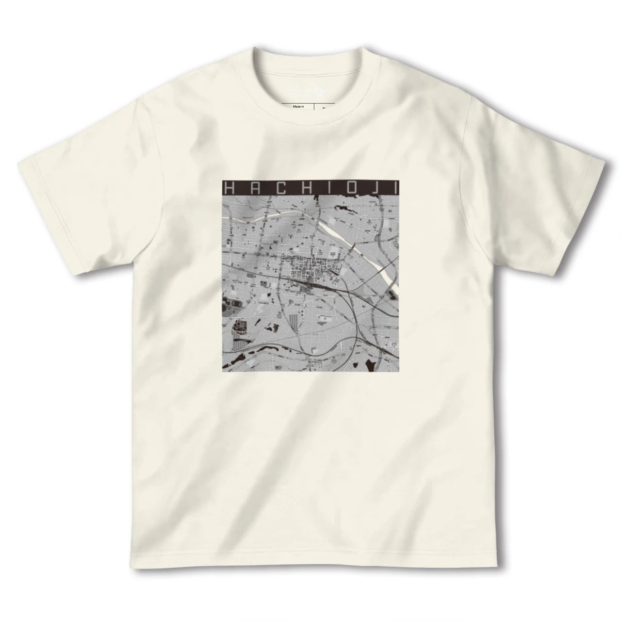 【八王子(東京都)】地図柄ヘビーウェイトTシャツ