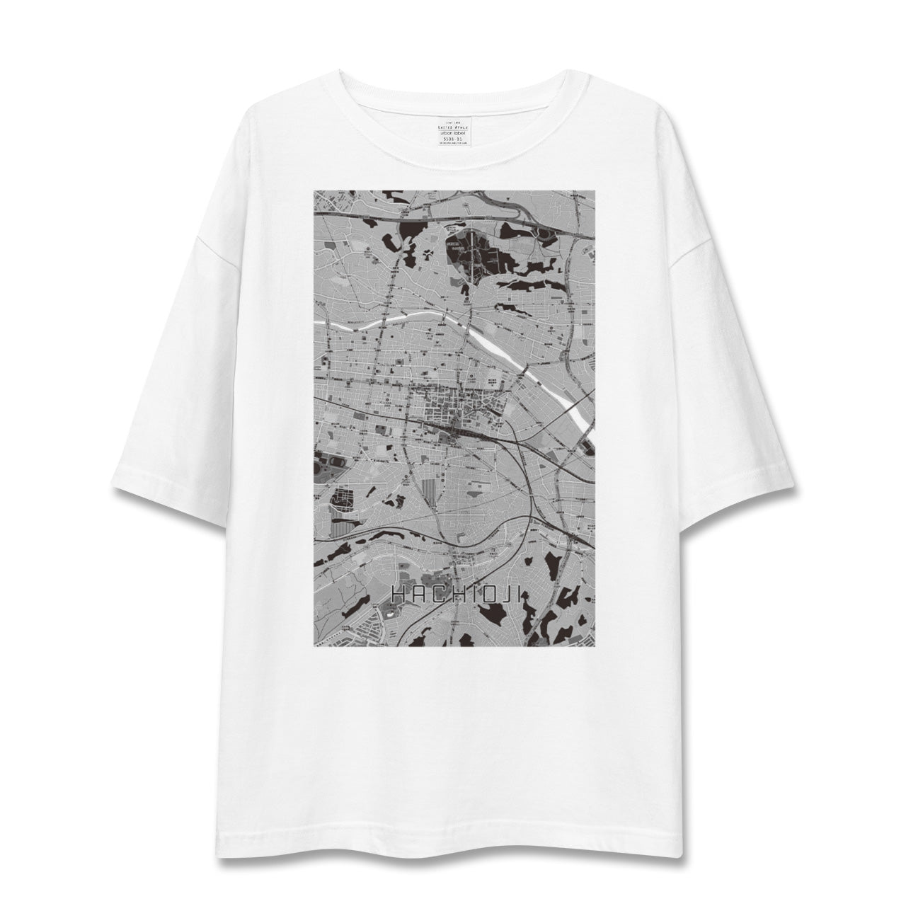 【八王子(東京都)】地図柄ビッグシルエットTシャツ