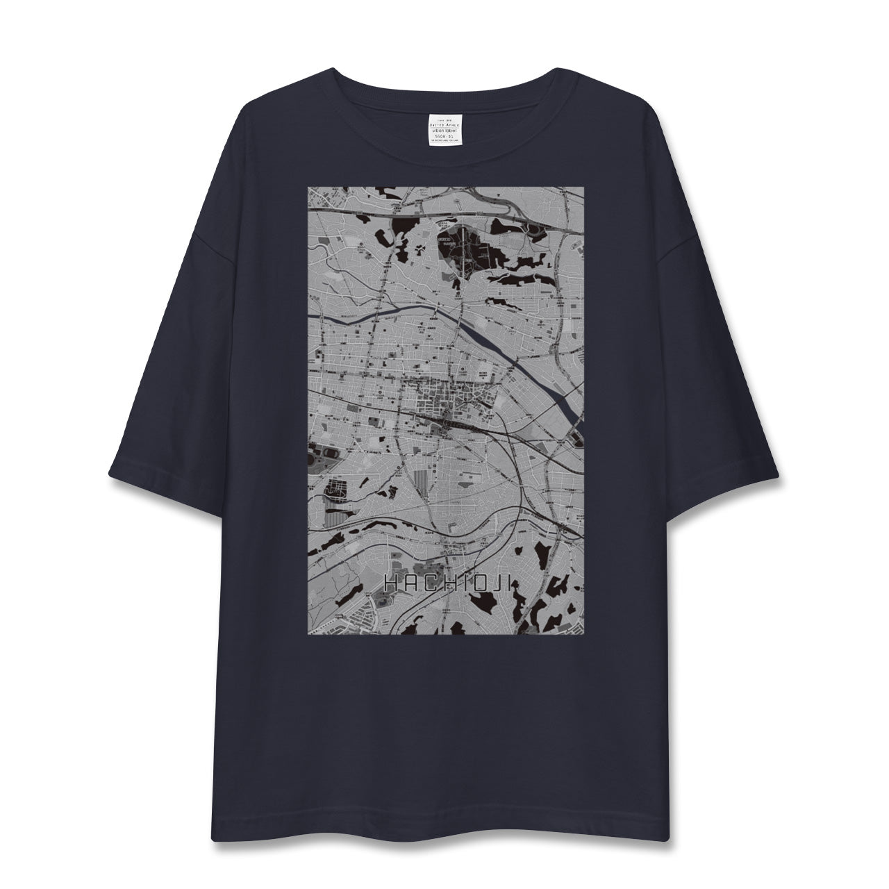【八王子(東京都)】地図柄ビッグシルエットTシャツ