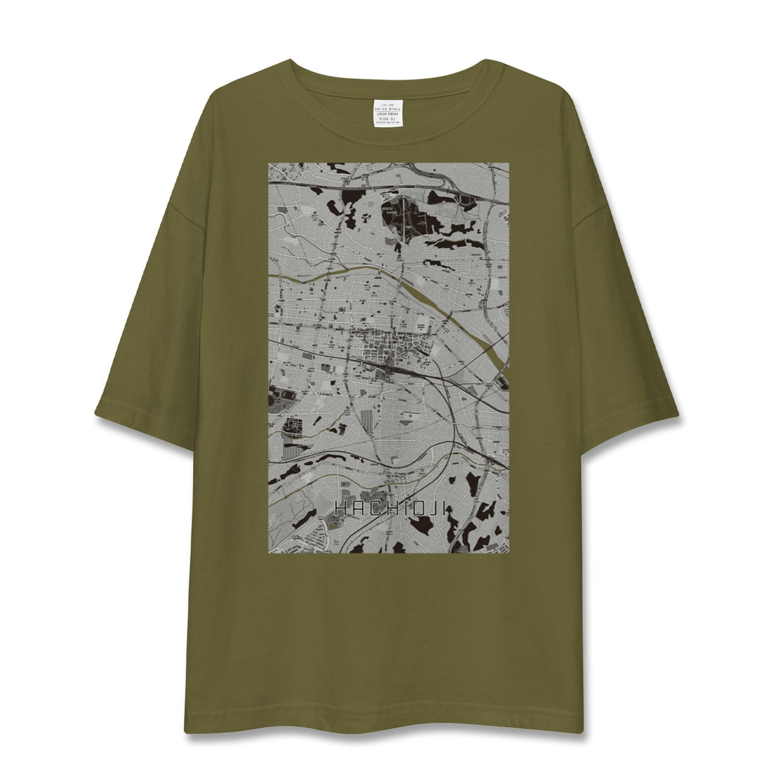 【八王子(東京都)】地図柄ビッグシルエットTシャツ