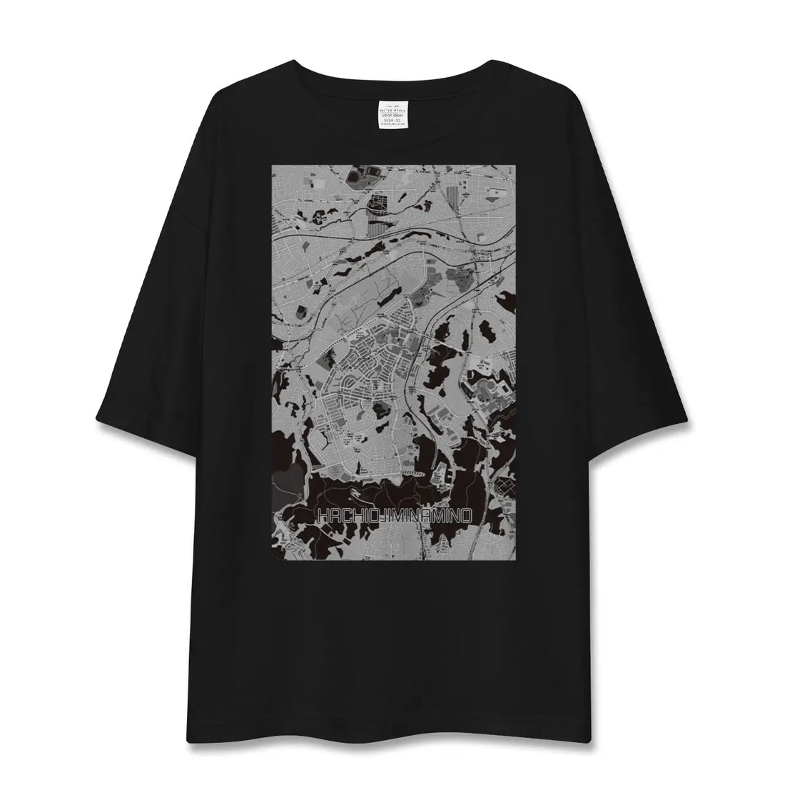 【八王子みなみ野(東京都)】地図柄ビッグシルエットTシャツ