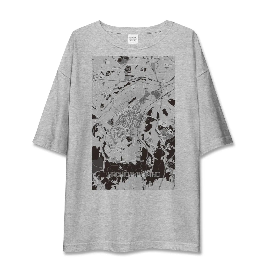 【八王子みなみ野(東京都)】地図柄ビッグシルエットTシャツ