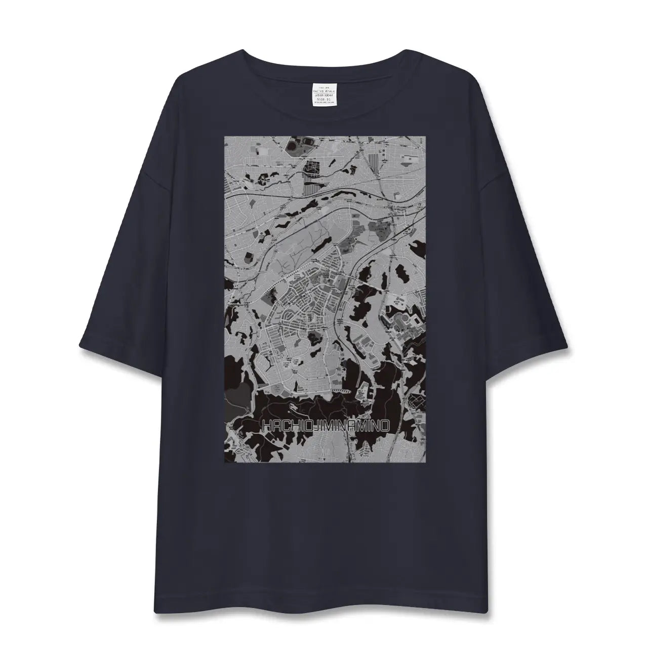 【八王子みなみ野(東京都)】地図柄ビッグシルエットTシャツ