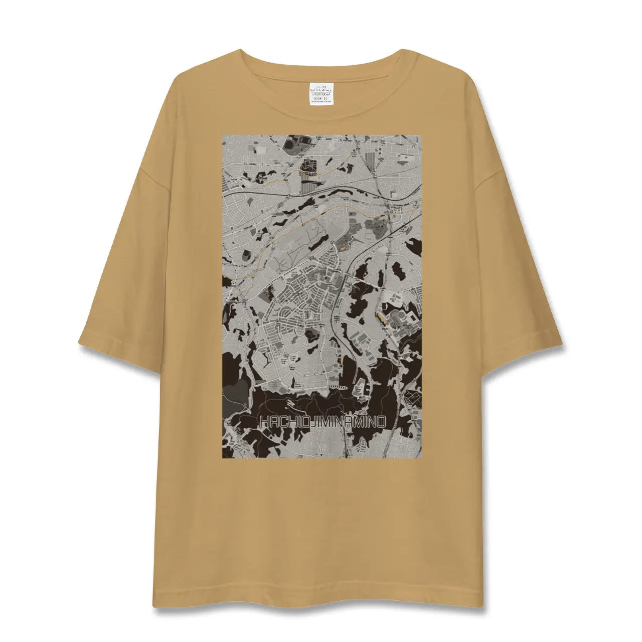 【八王子みなみ野(東京都)】地図柄ビッグシルエットTシャツ