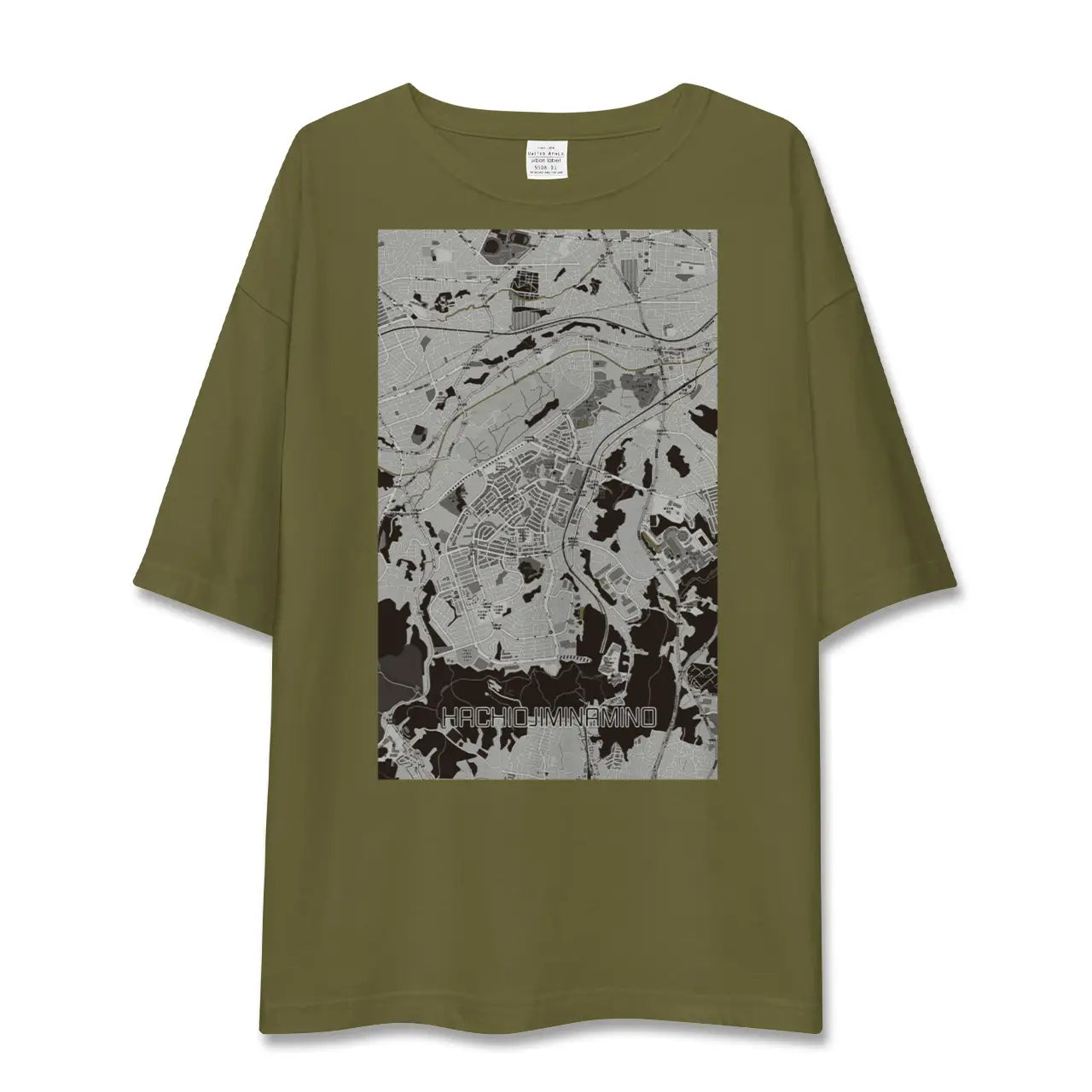 【八王子みなみ野(東京都)】地図柄ビッグシルエットTシャツ