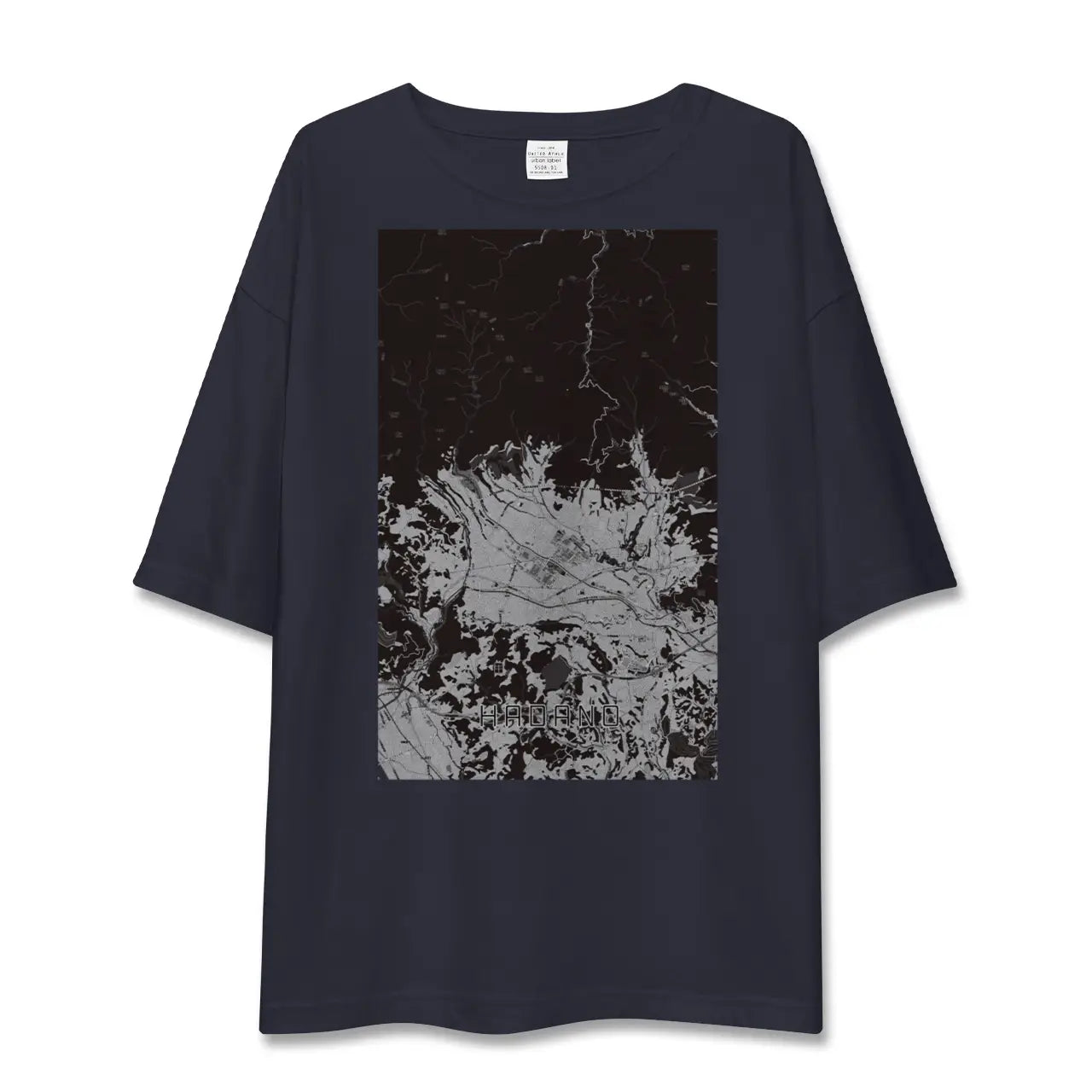 【秦野(神奈川県)】地図柄ビッグシルエットTシャツ