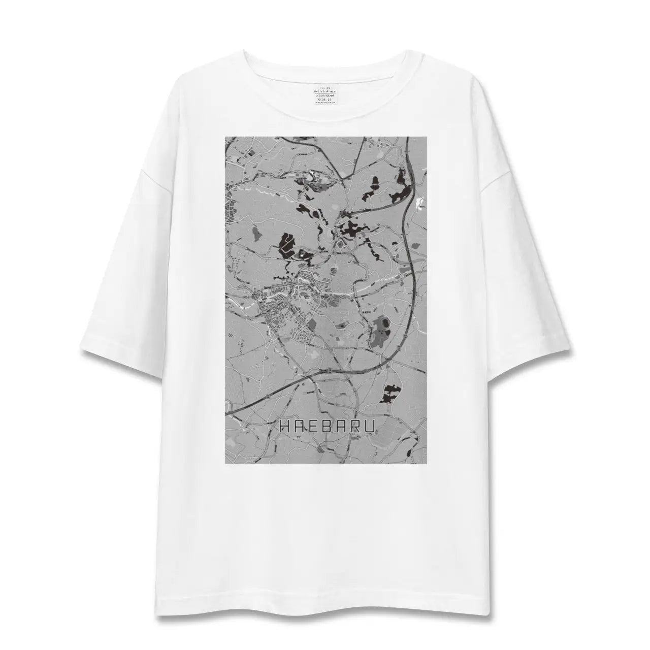 【南風原(沖縄県)】地図柄ビッグシルエットTシャツ