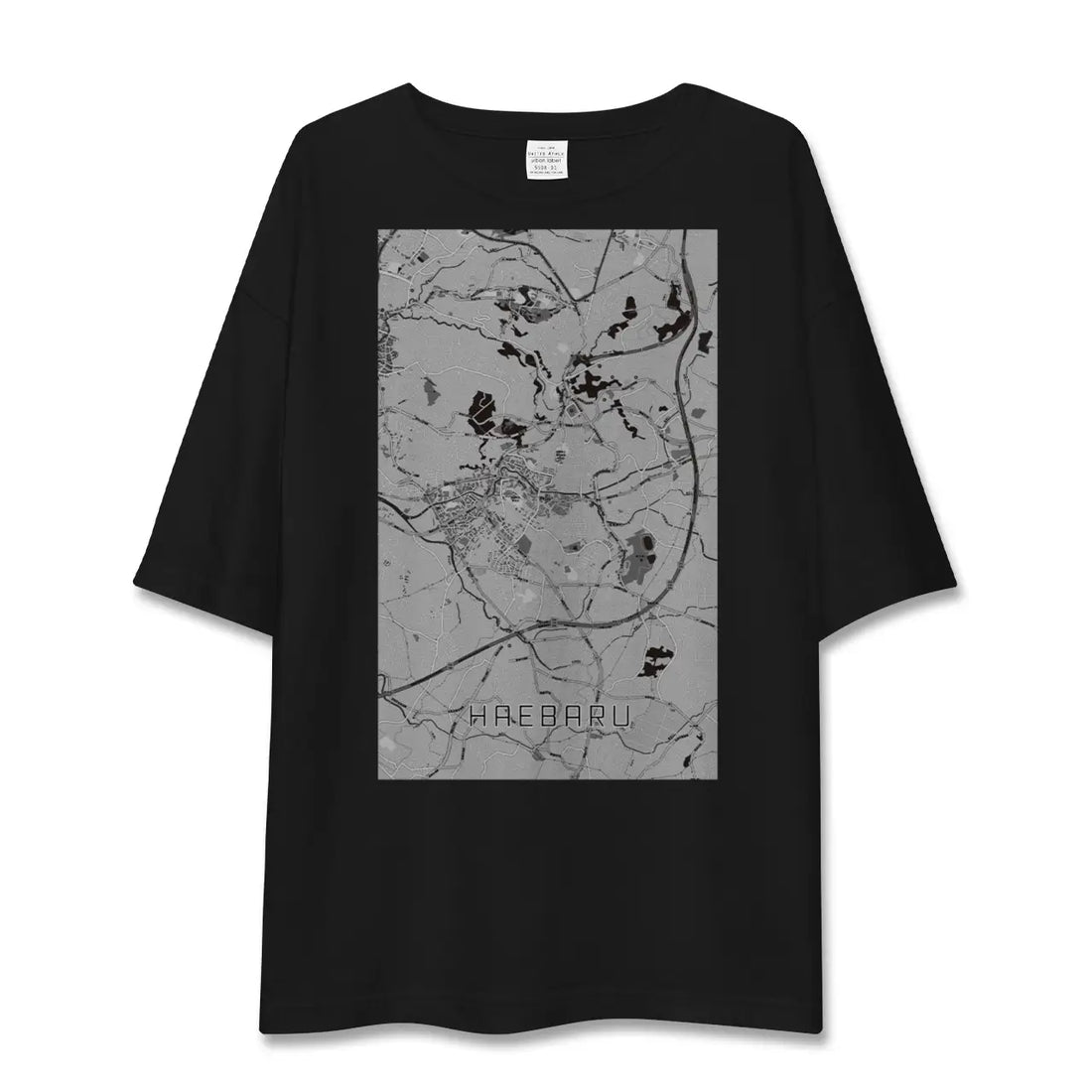 【南風原(沖縄県)】地図柄ビッグシルエットTシャツ