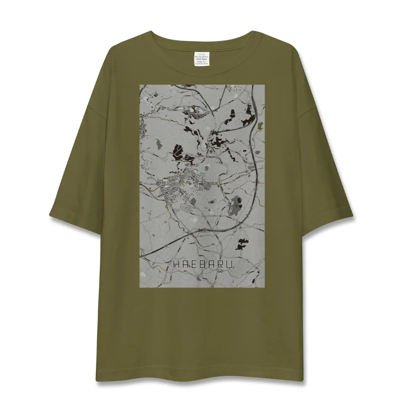 【南風原(沖縄県)】地図柄ビッグシルエットTシャツ