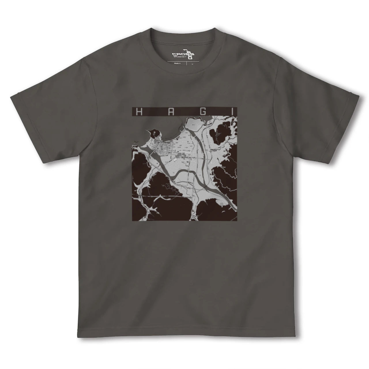 【萩2(山口県)】地図柄ヘビーウェイトTシャツ
