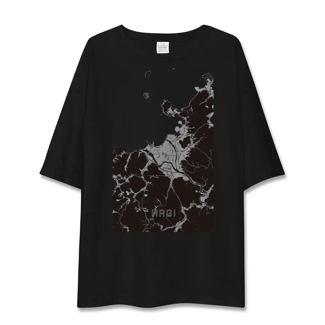 【萩(山口県)】地図柄ビッグシルエットTシャツ