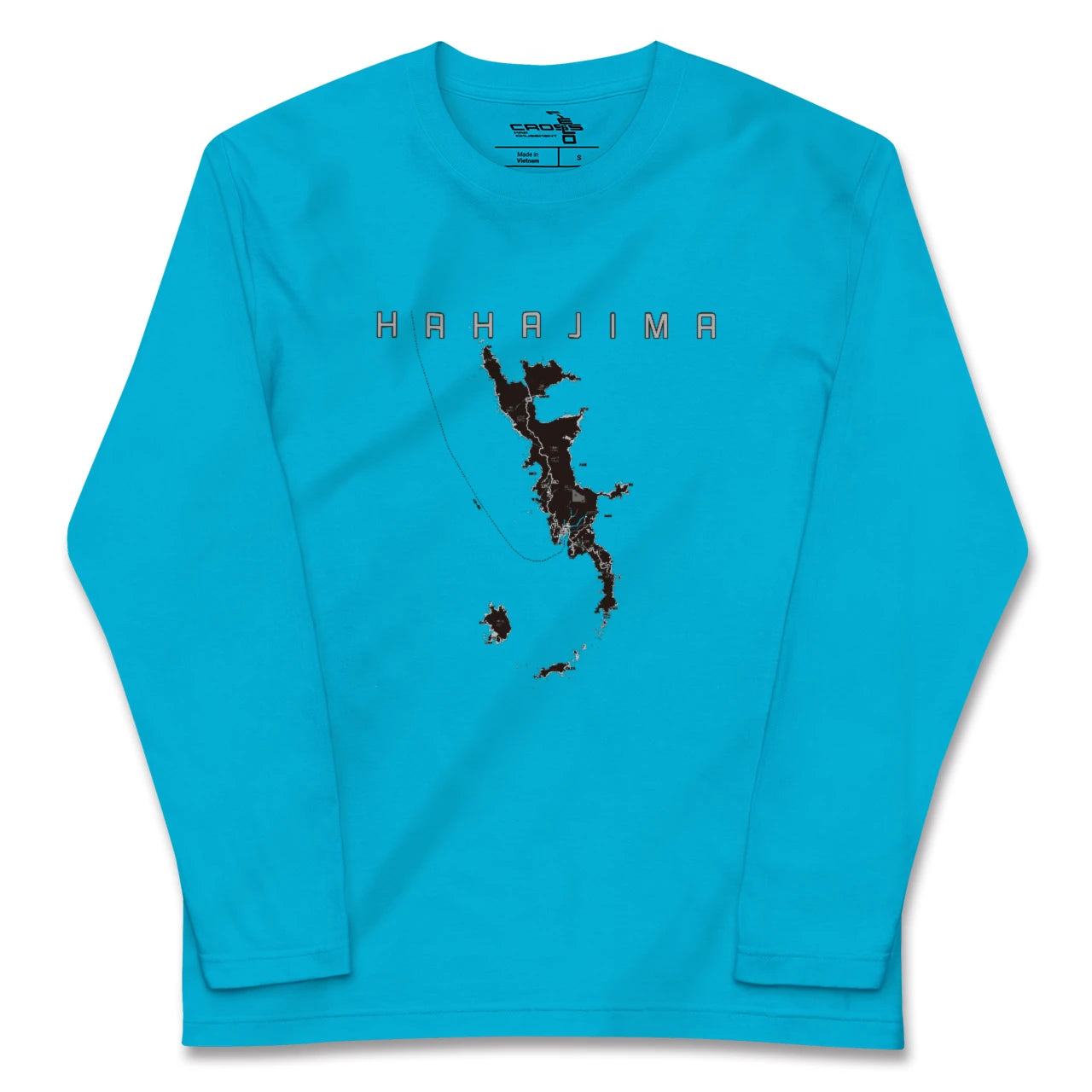 【母島(東京都)】地図柄ロングスリーブTシャツ