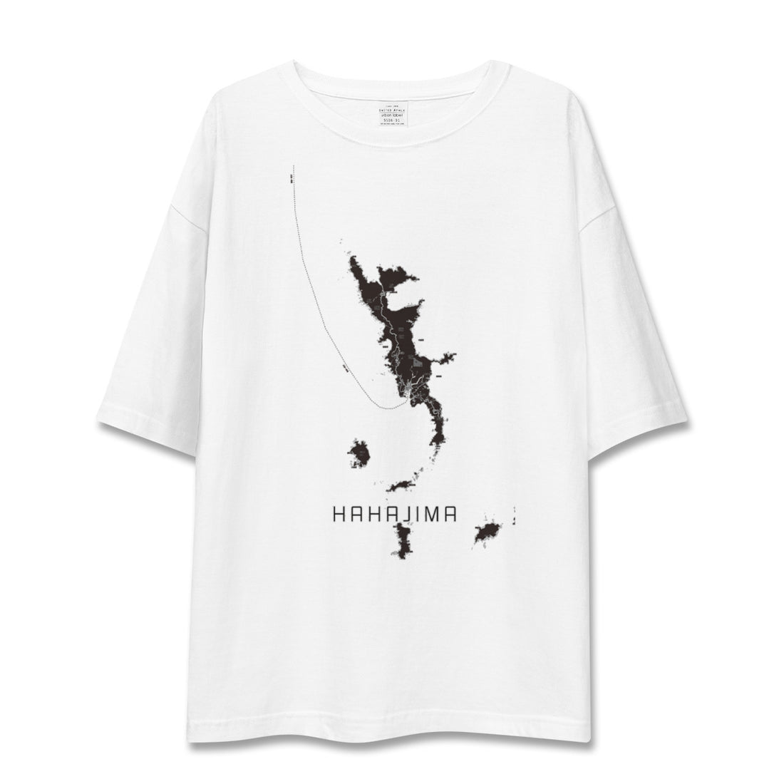 【母島(東京都)】地図柄ビッグシルエットTシャツ