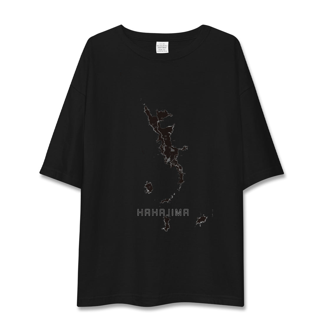【母島(東京都)】地図柄ビッグシルエットTシャツ