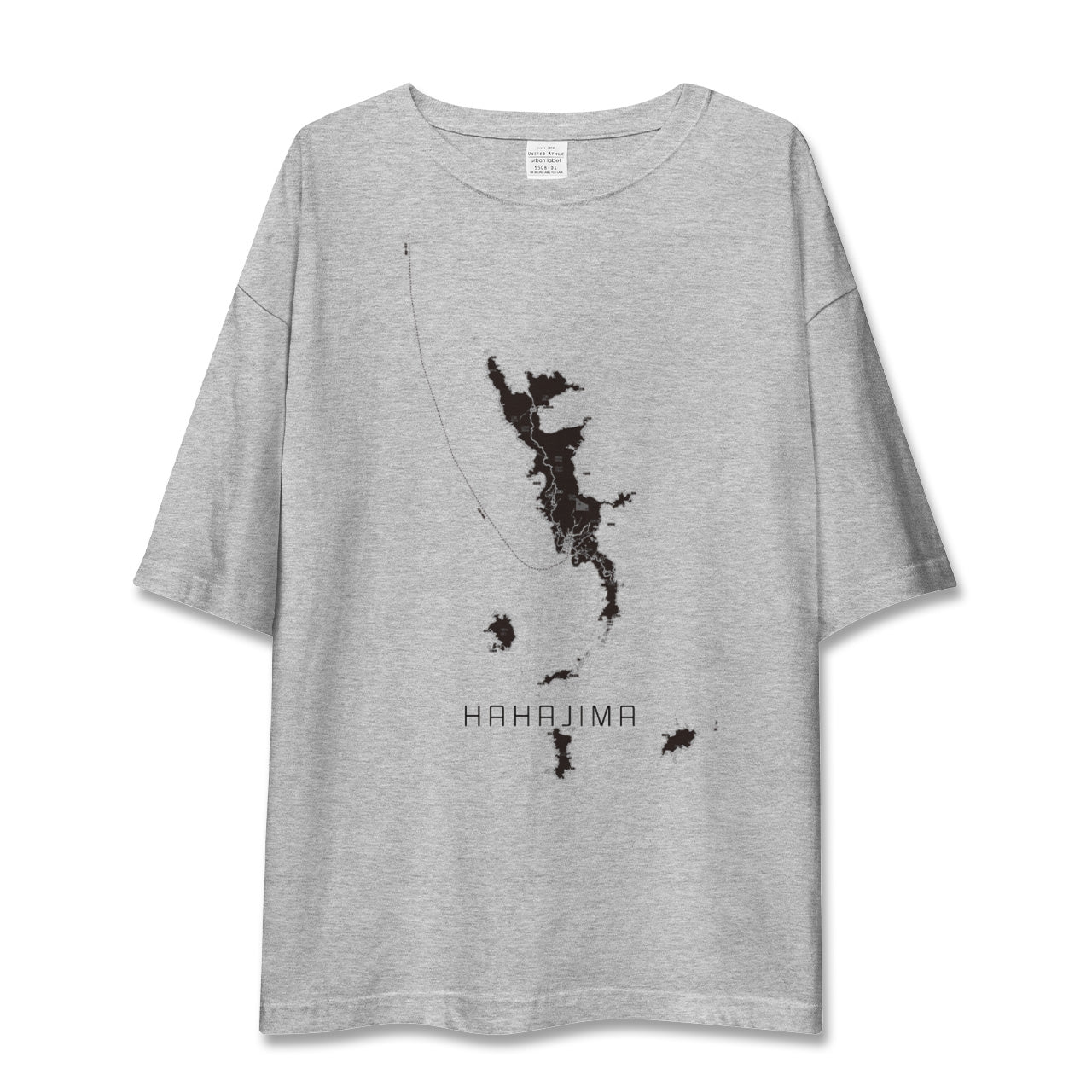【母島(東京都)】地図柄ビッグシルエットTシャツ