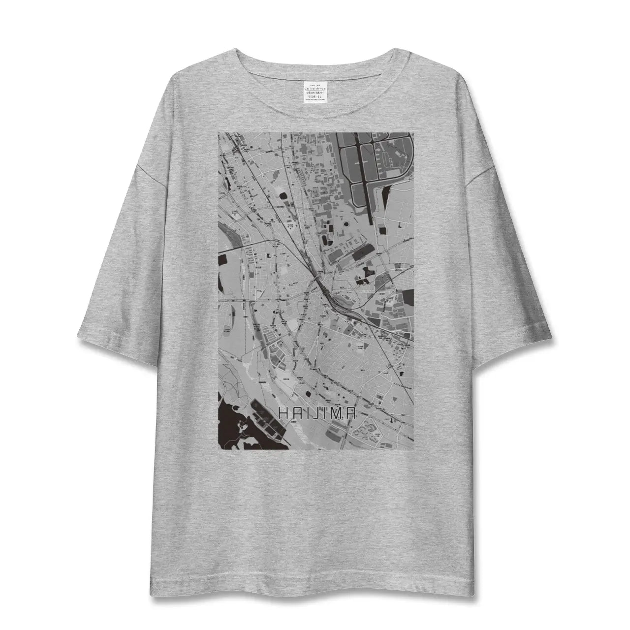 【拝島(東京都)】地図柄ビッグシルエットTシャツ