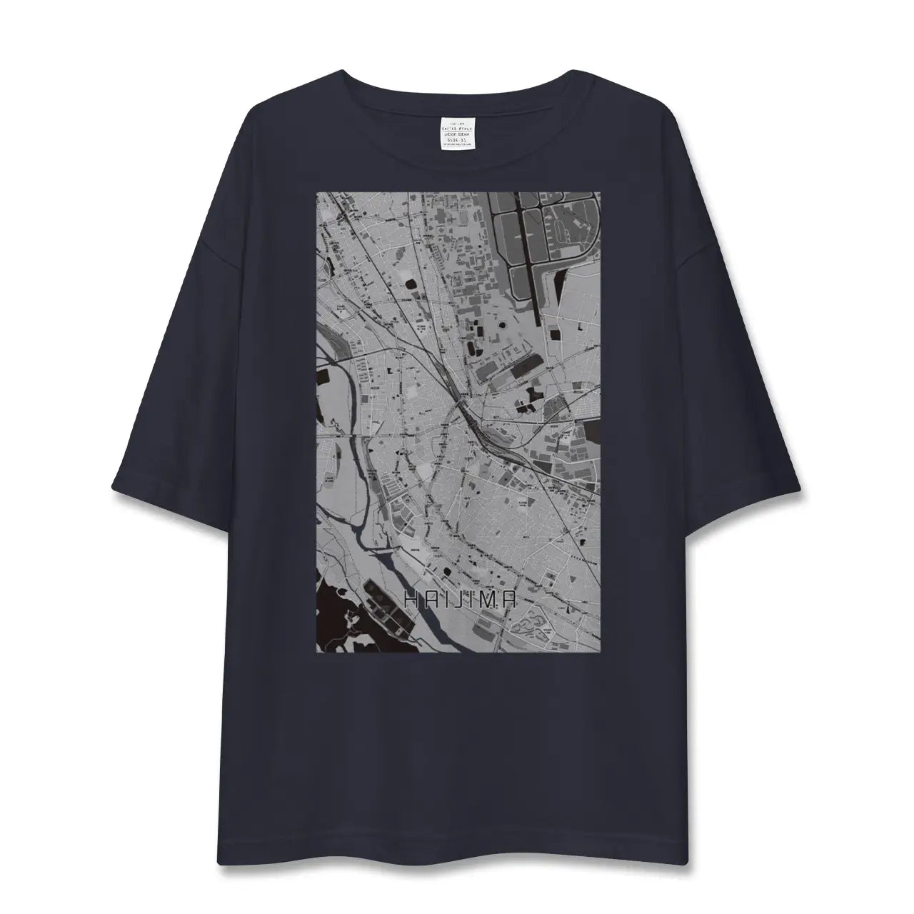 【拝島(東京都)】地図柄ビッグシルエットTシャツ