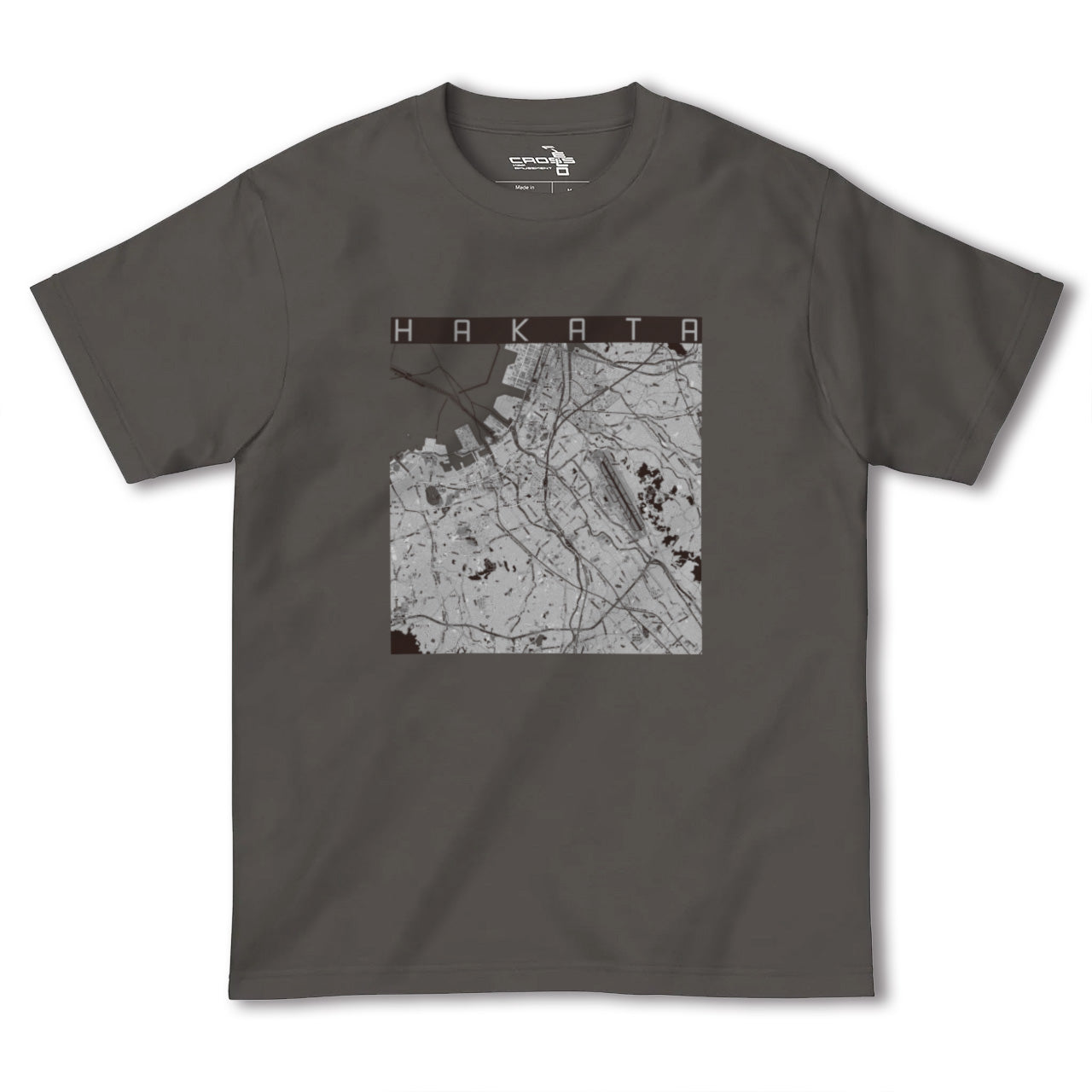 【博多(福岡県)】地図柄ヘビーウェイトTシャツ