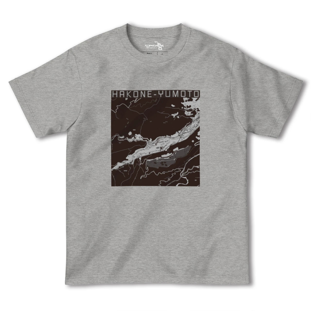 【箱根湯本(神奈川県)】地図柄ヘビーウェイトTシャツ
