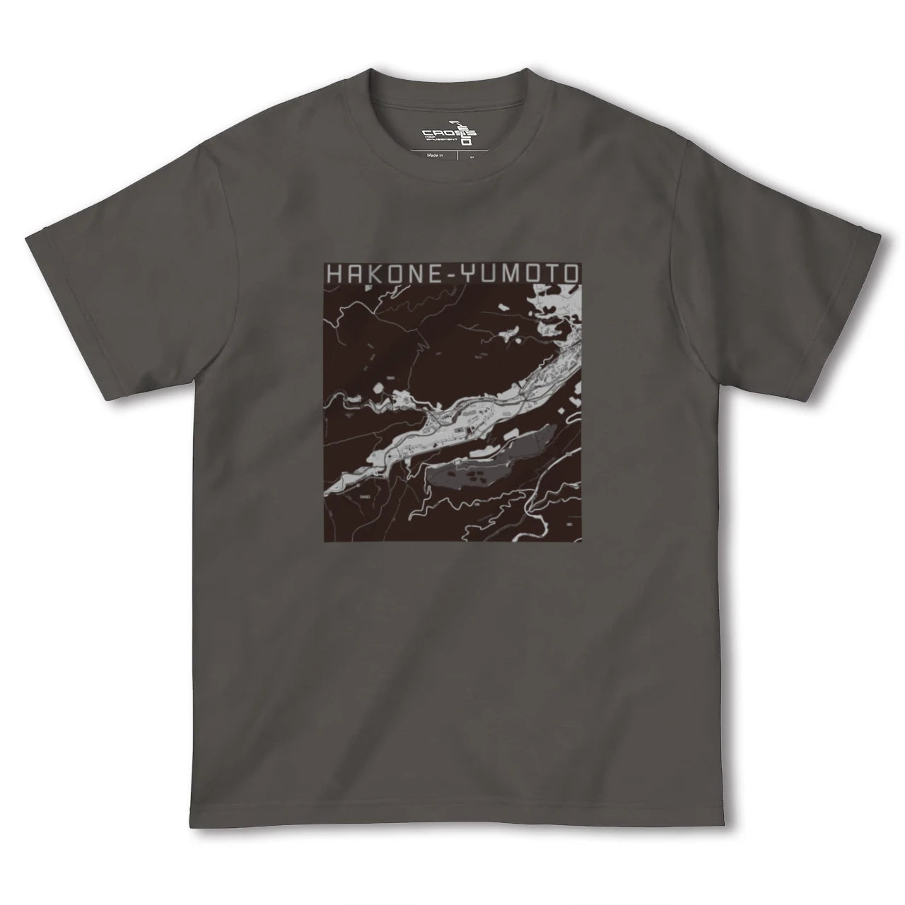 【箱根湯本(神奈川県)】地図柄ヘビーウェイトTシャツ