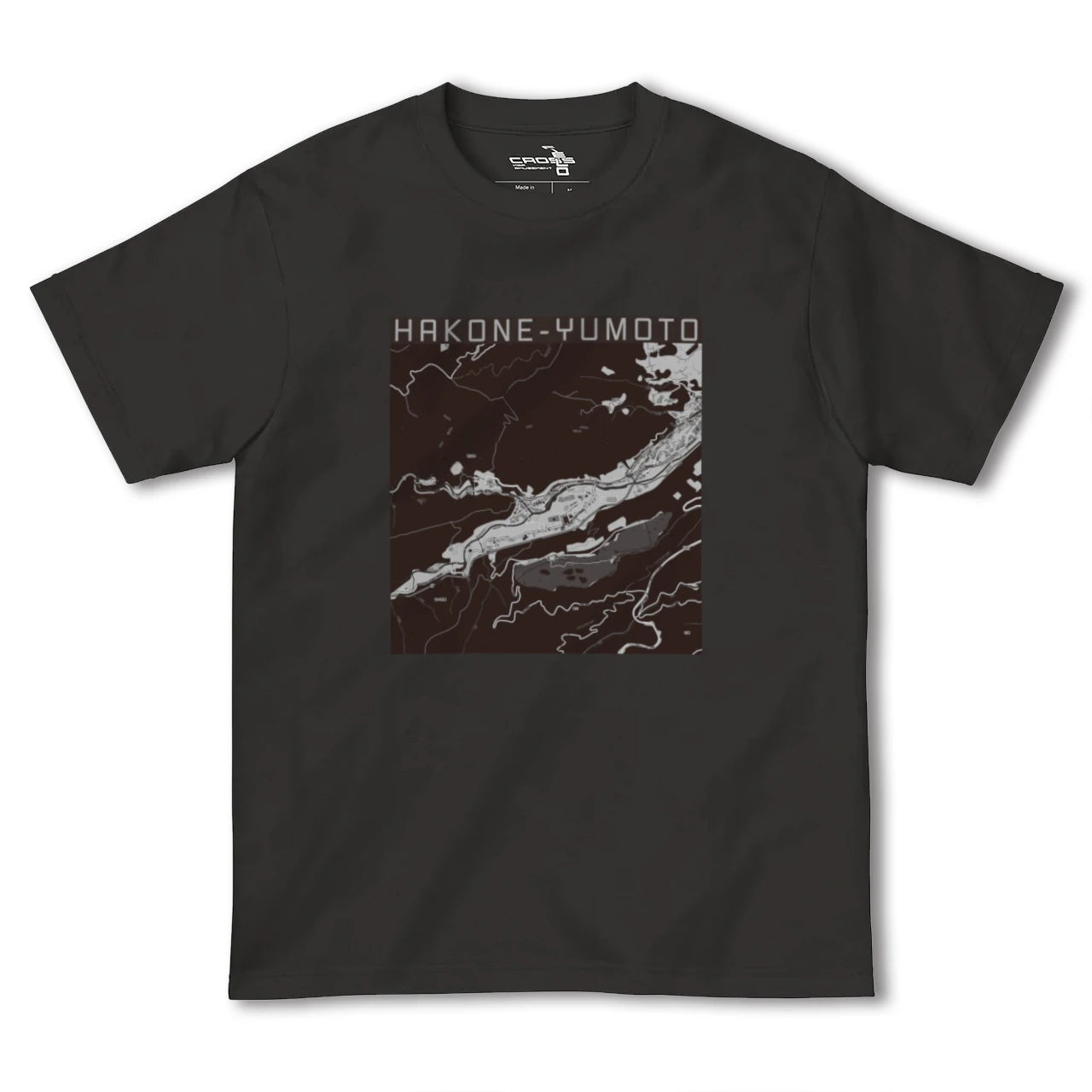 【箱根湯本(神奈川県)】地図柄ヘビーウェイトTシャツ