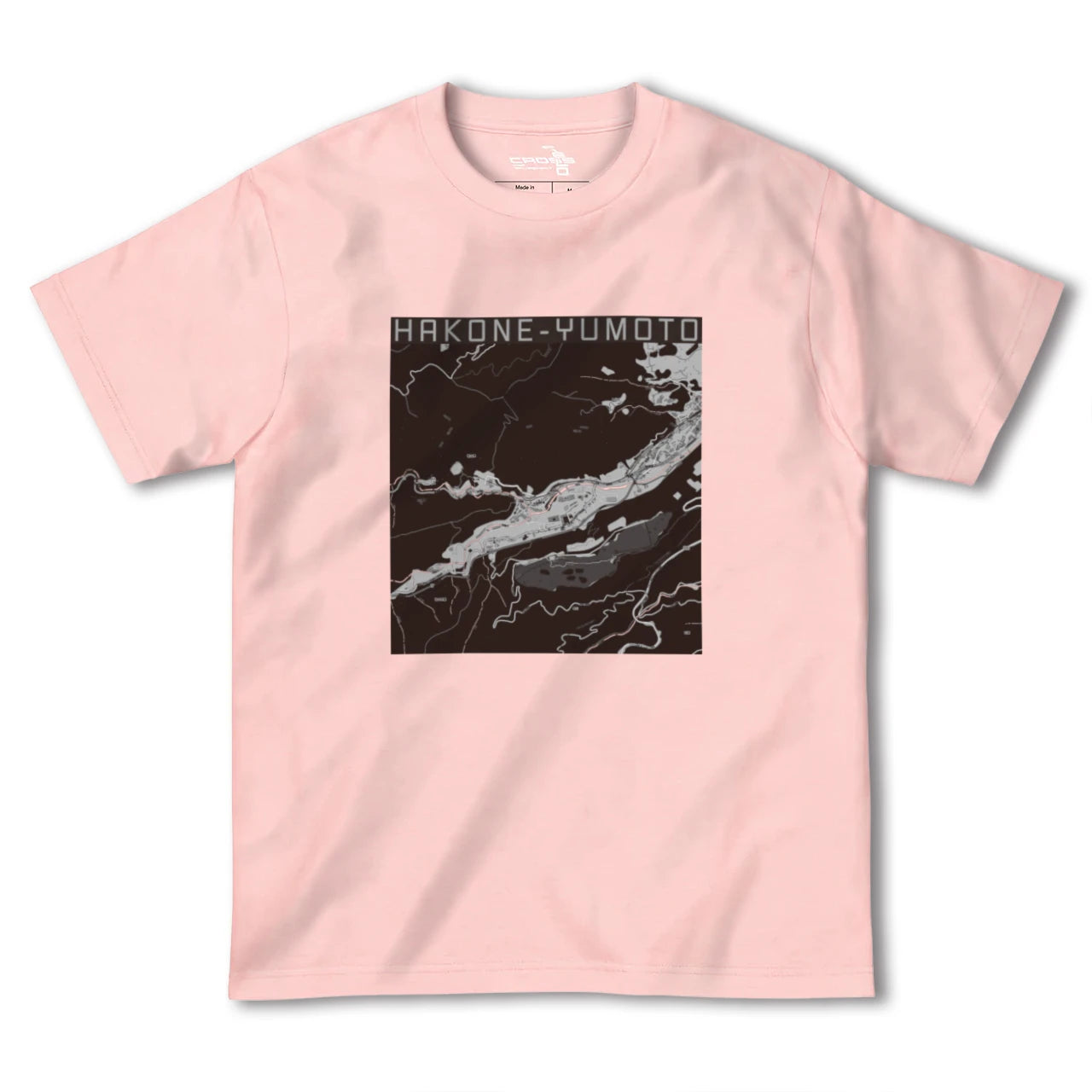 【箱根湯本(神奈川県)】地図柄ヘビーウェイトTシャツ