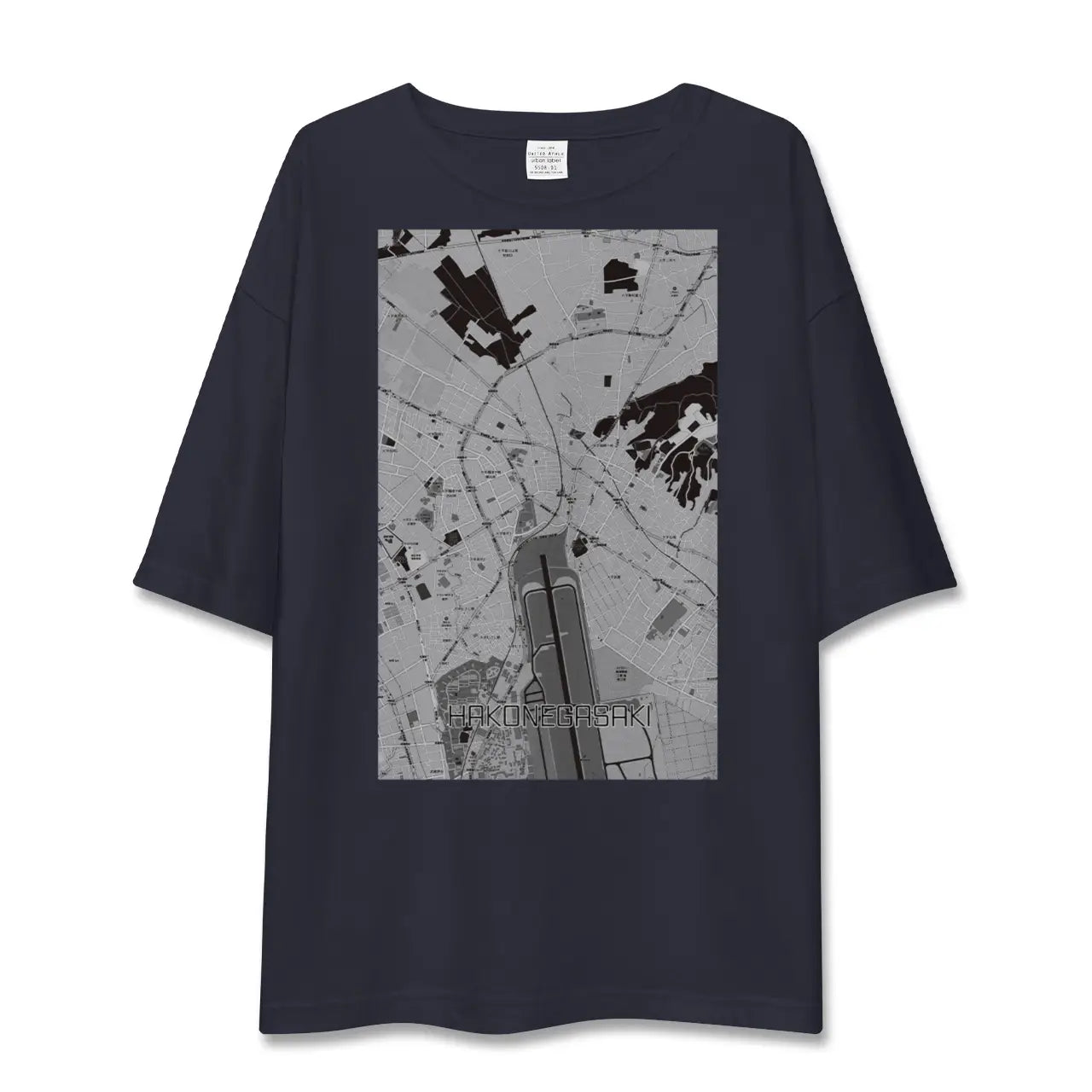 【箱根ケ崎(東京都)】地図柄ビッグシルエットTシャツ