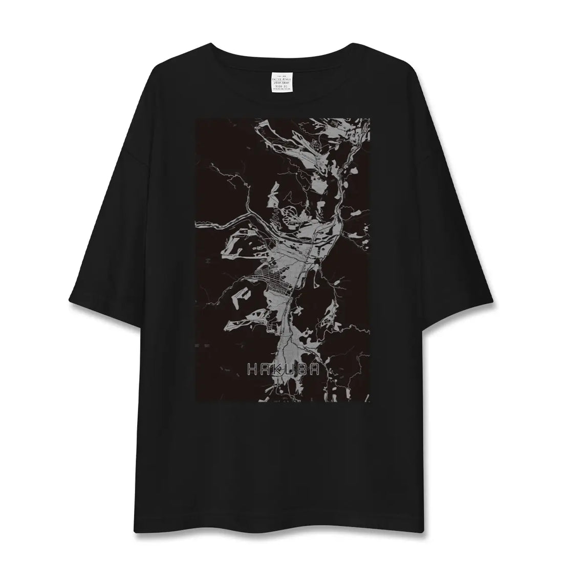 【白馬(長野県)】地図柄ビッグシルエットTシャツ