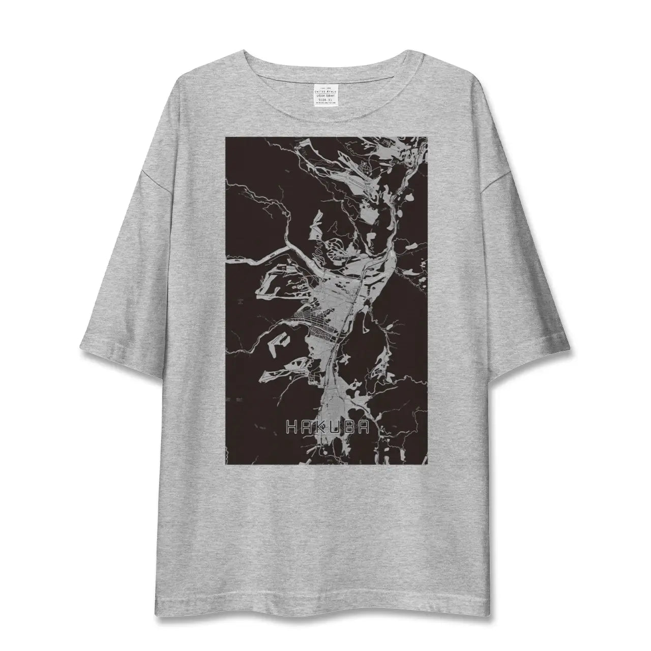 【白馬(長野県)】地図柄ビッグシルエットTシャツ