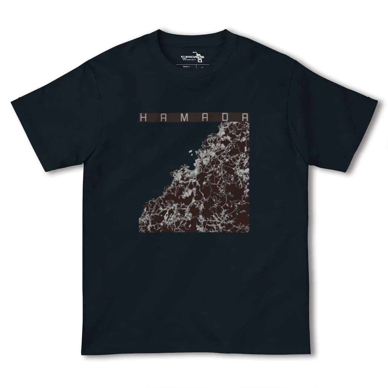 【浜田(島根県)】地図柄ヘビーウェイトTシャツ