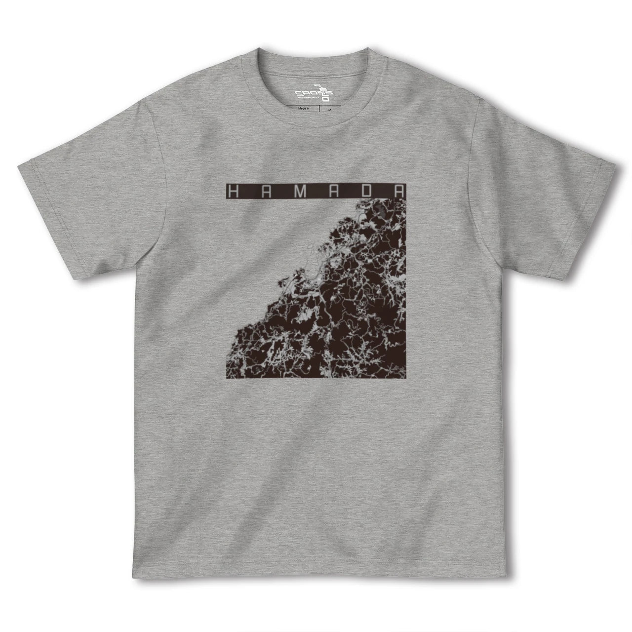【浜田(島根県)】地図柄ヘビーウェイトTシャツ