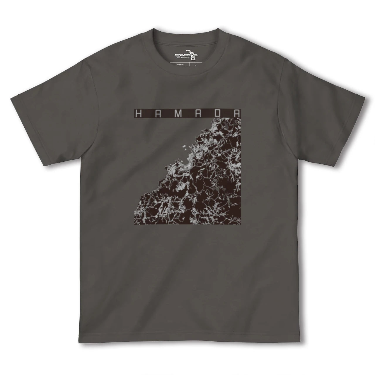 【浜田(島根県)】地図柄ヘビーウェイトTシャツ