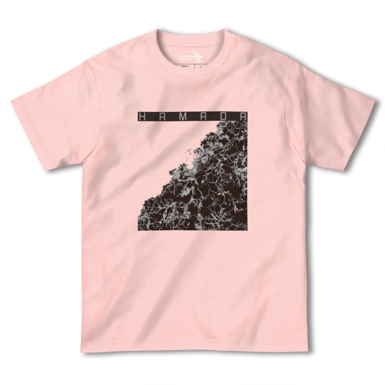 【浜田(島根県)】地図柄ヘビーウェイトTシャツ