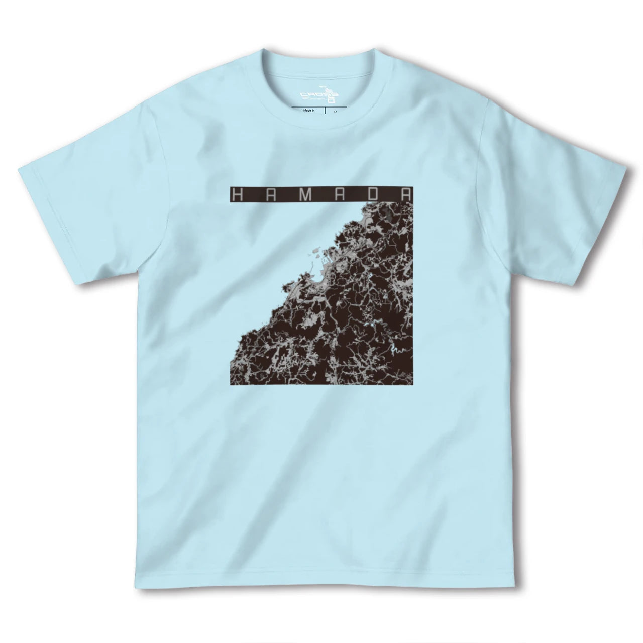 【浜田(島根県)】地図柄ヘビーウェイトTシャツ