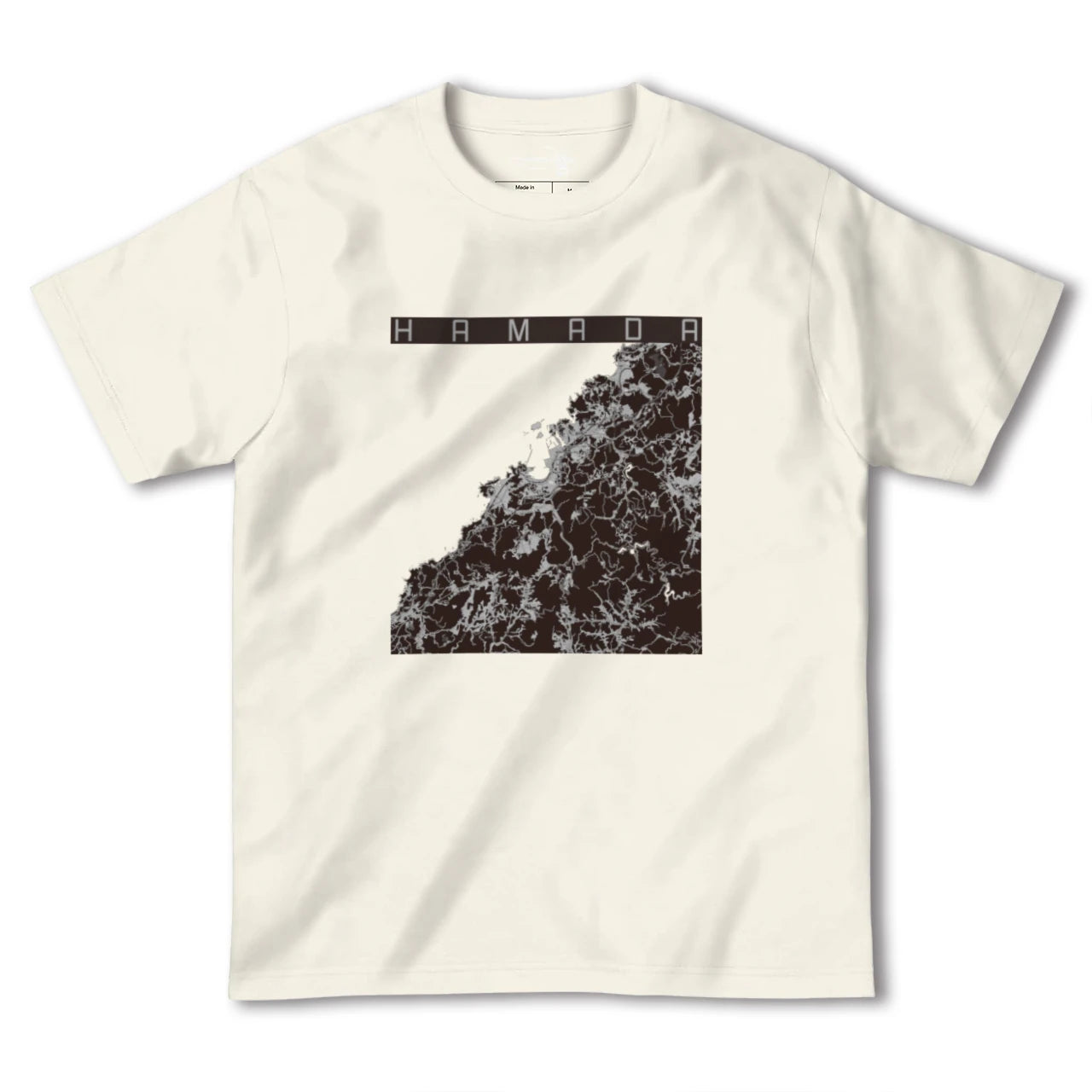【浜田(島根県)】地図柄ヘビーウェイトTシャツ