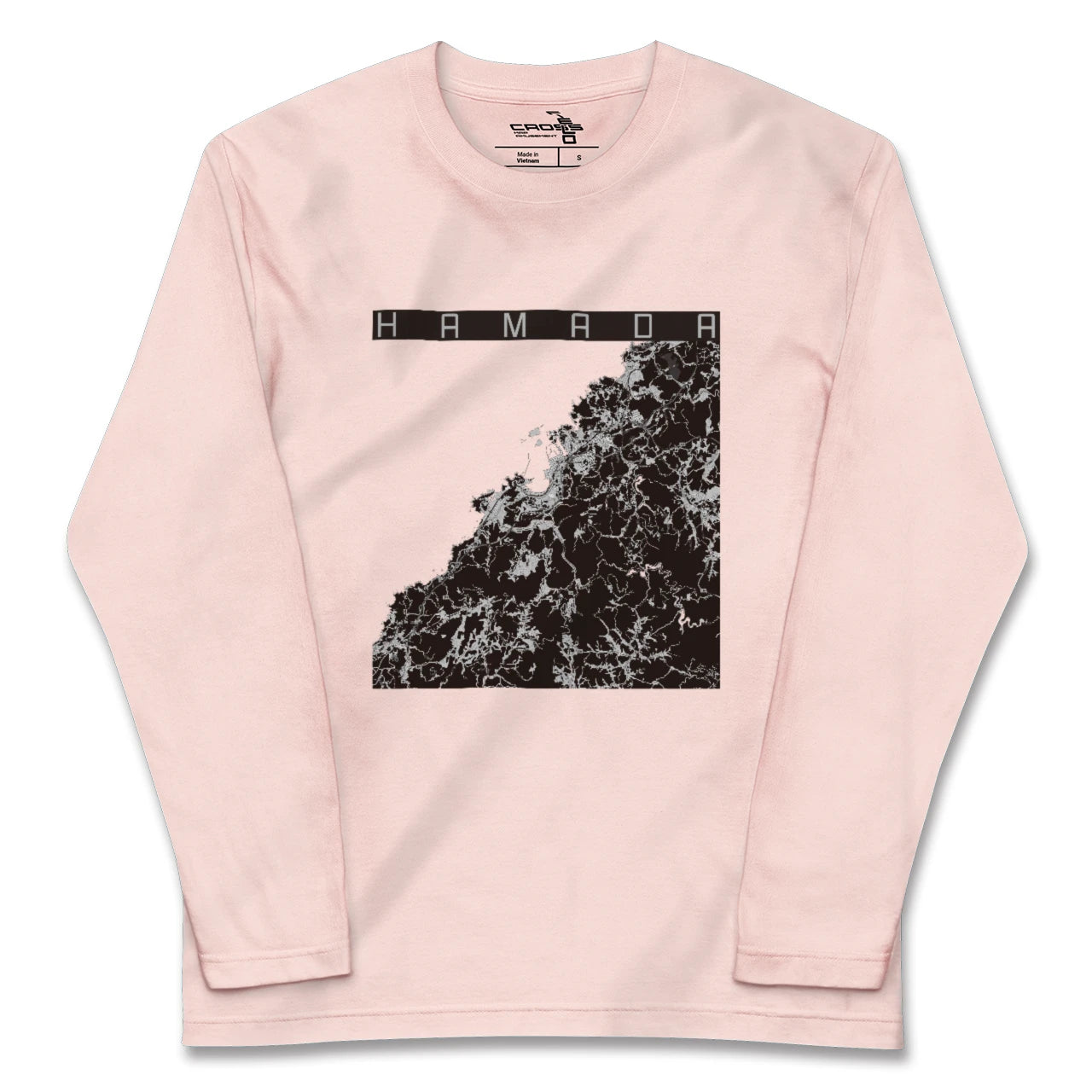 【浜田(島根県)】地図柄ロングスリーブTシャツ