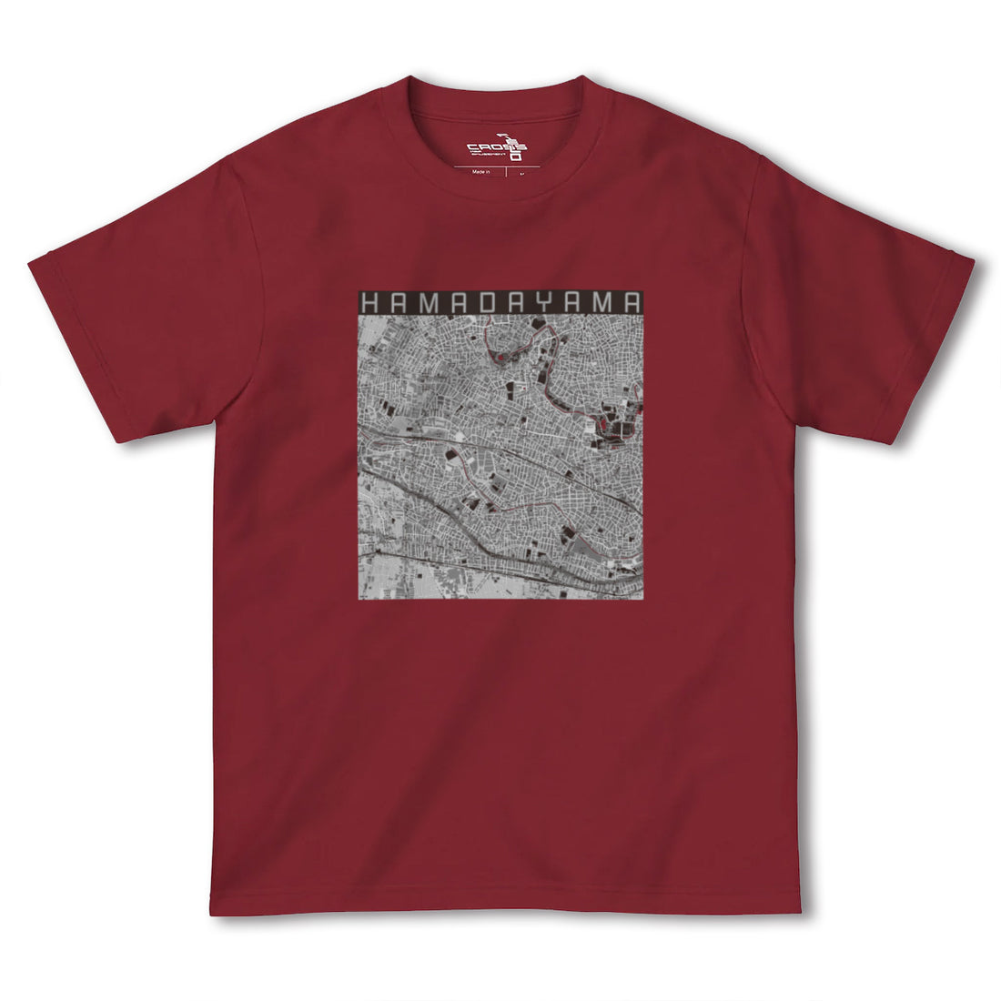 【浜田山(東京都)】地図柄ヘビーウェイトTシャツ