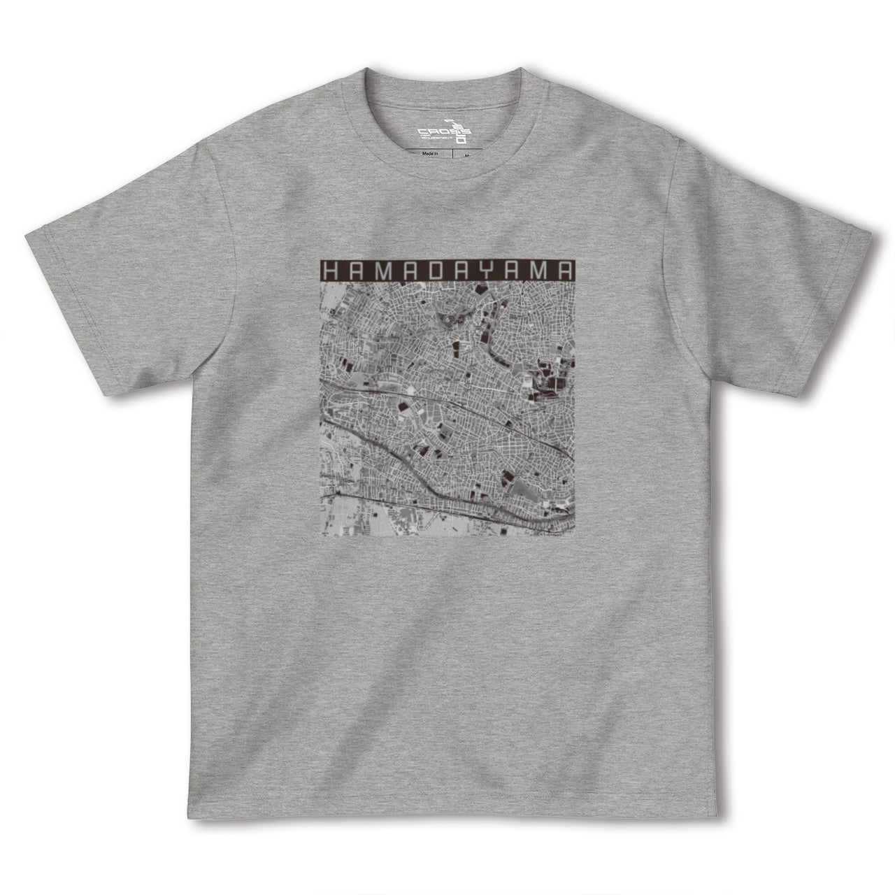 【浜田山(東京都)】地図柄ヘビーウェイトTシャツ