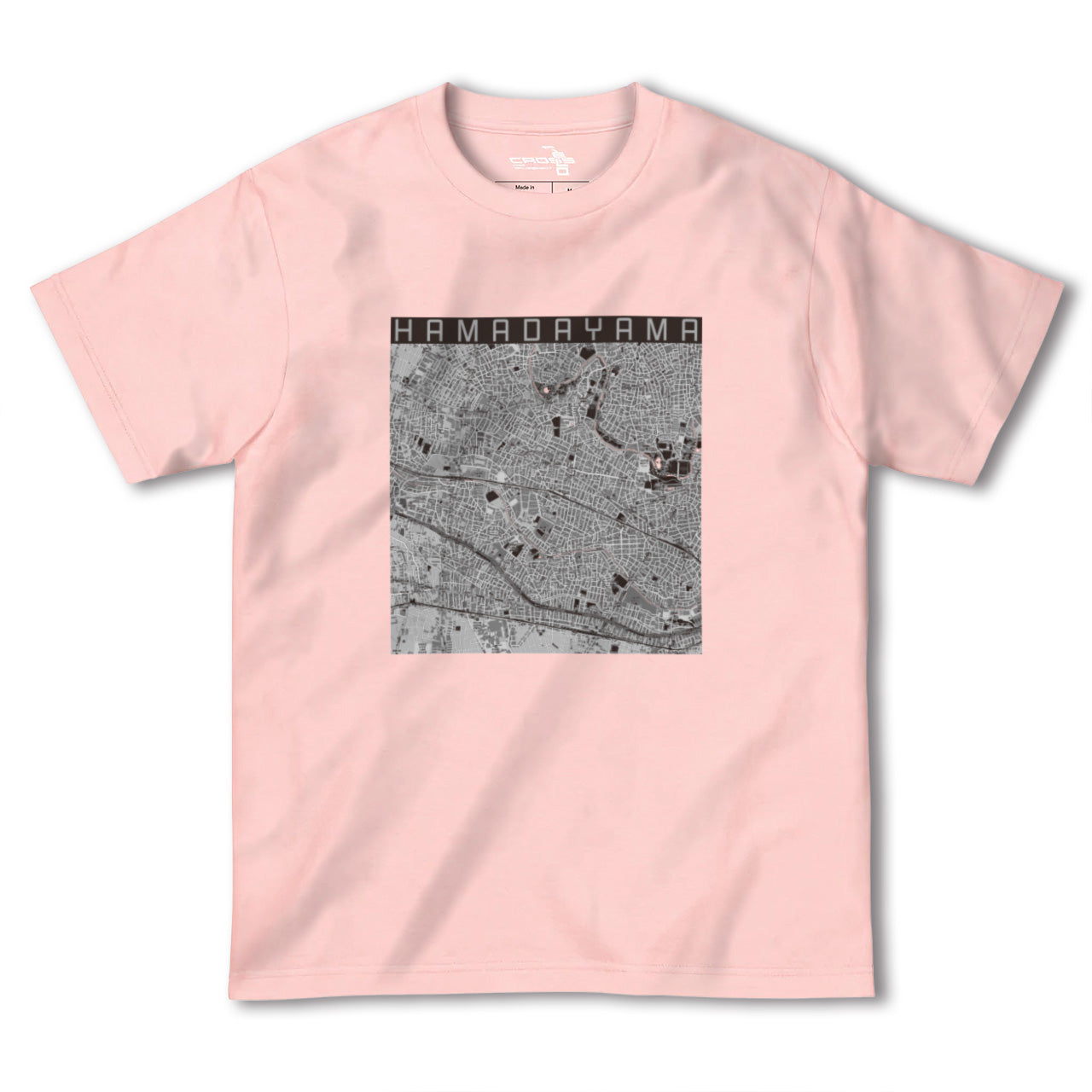 【浜田山(東京都)】地図柄ヘビーウェイトTシャツ