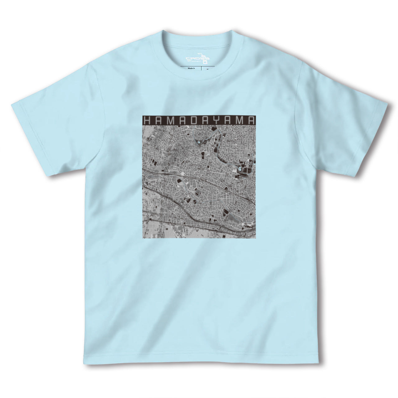 【浜田山(東京都)】地図柄ヘビーウェイトTシャツ