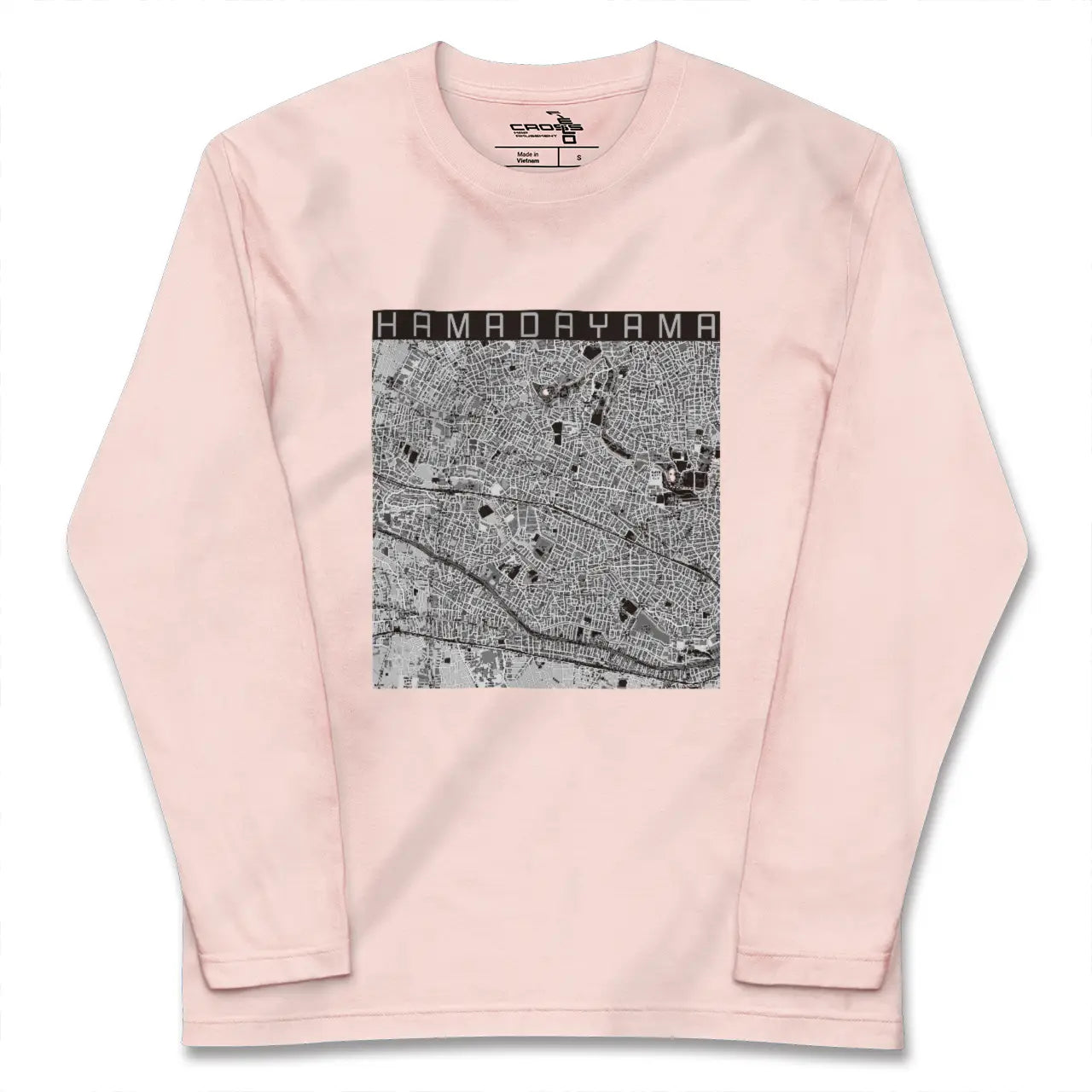 【浜田山(東京都)】地図柄ロングスリーブTシャツ
