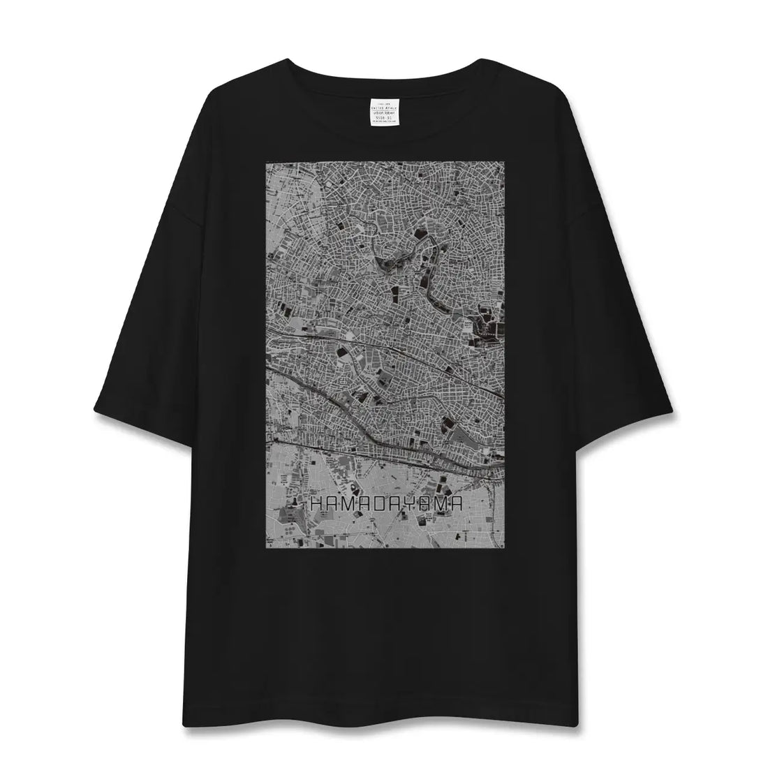 【浜田山(東京都)】地図柄ビッグシルエットTシャツ