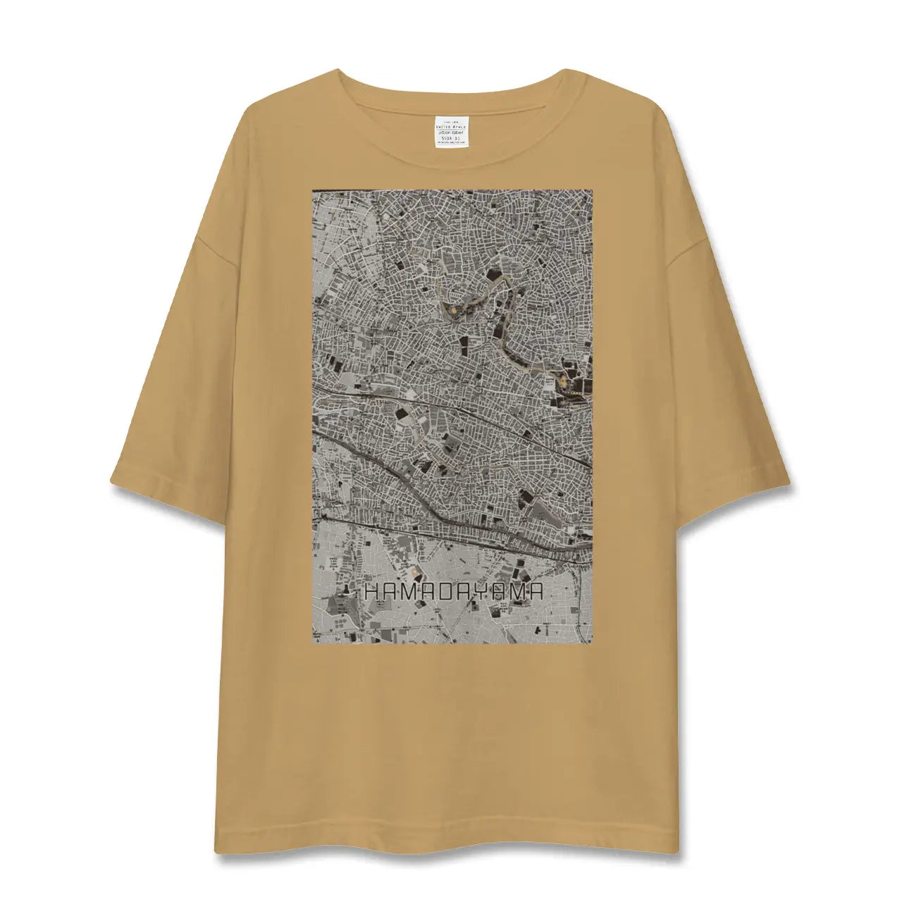 【浜田山(東京都)】地図柄ビッグシルエットTシャツ