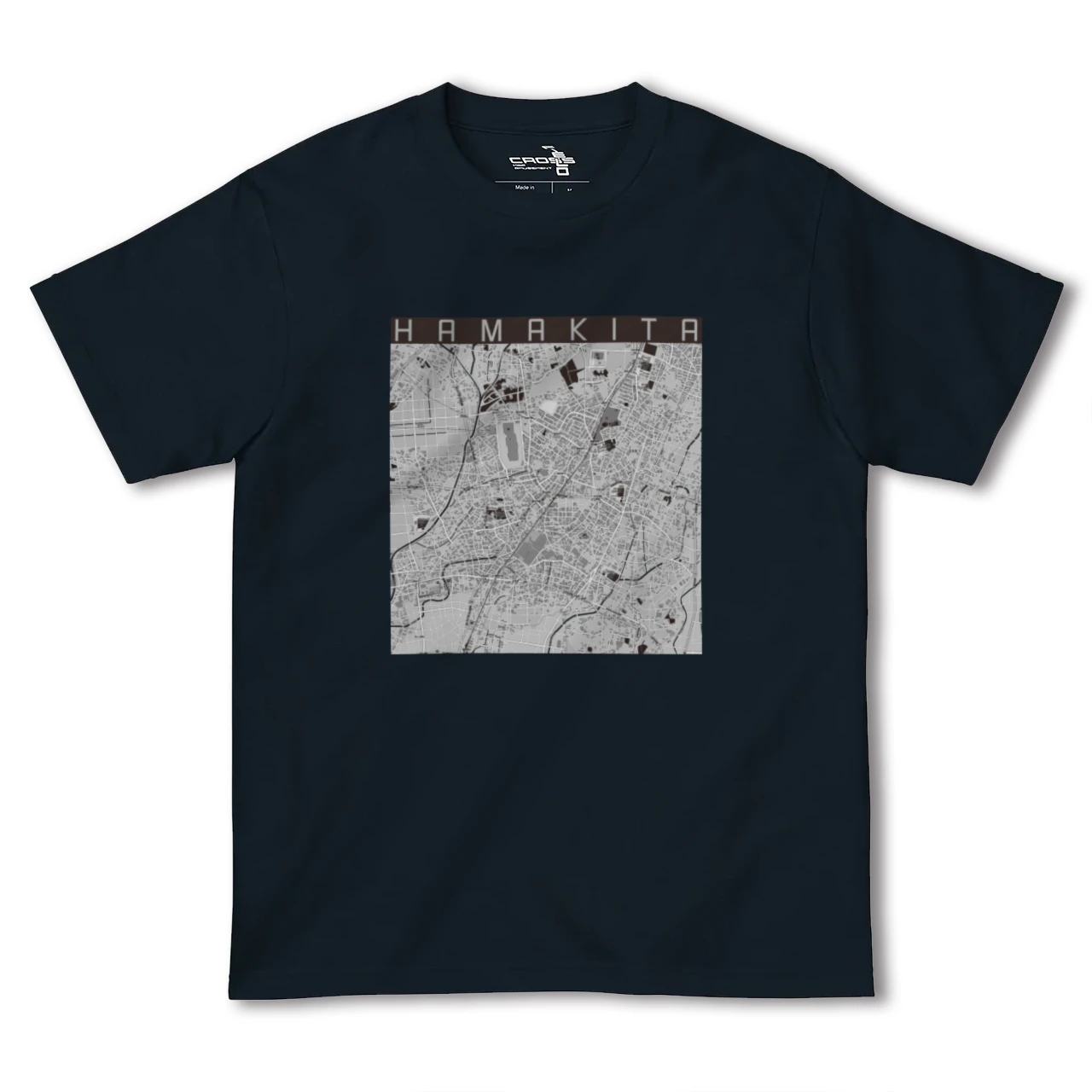【浜北(静岡県)】地図柄ヘビーウェイトTシャツ