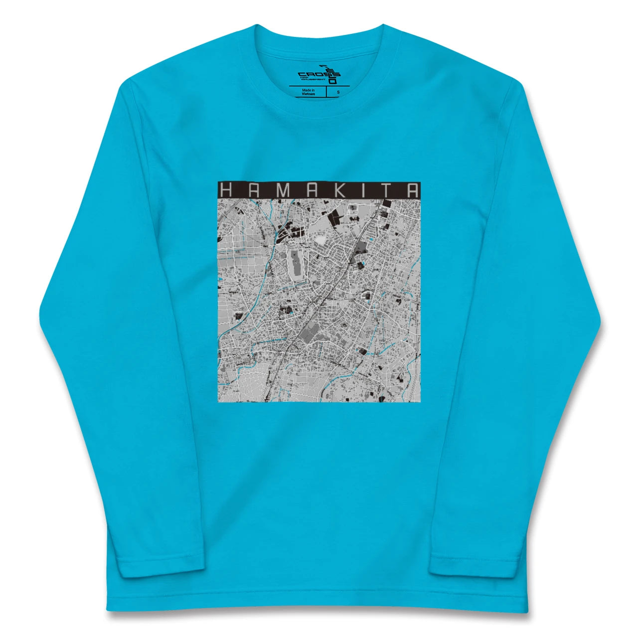 【浜北(静岡県)】地図柄ロングスリーブTシャツ
