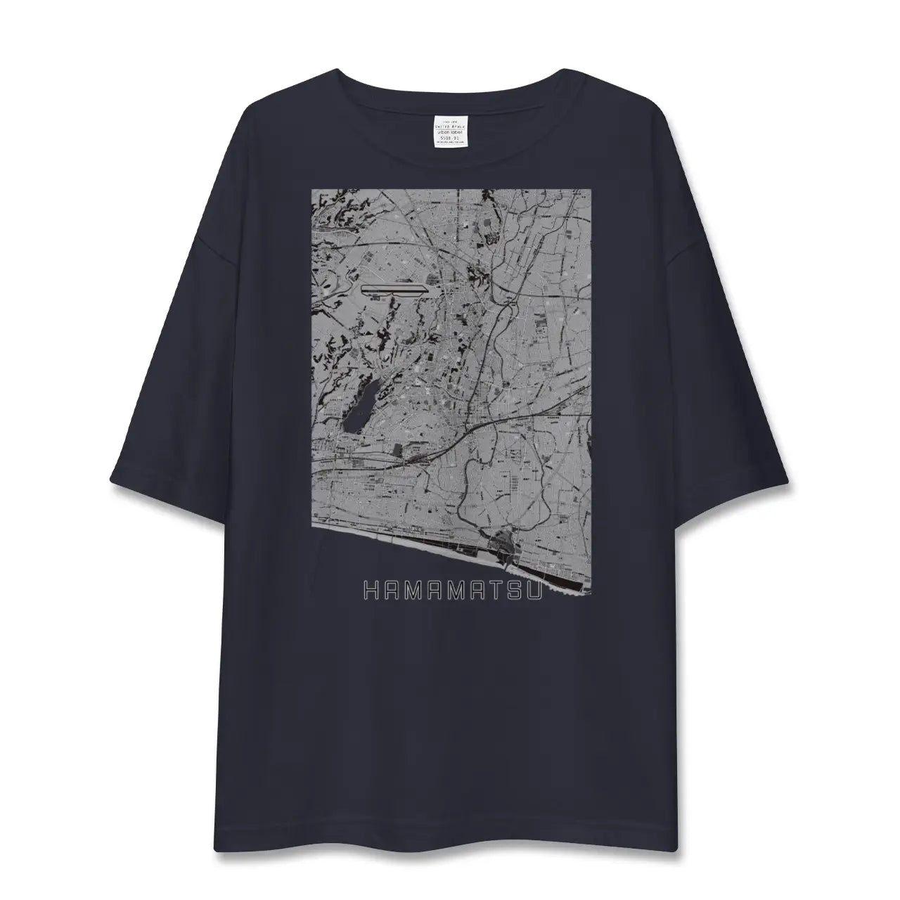 【浜松(静岡県)】地図柄ビッグシルエットTシャツ