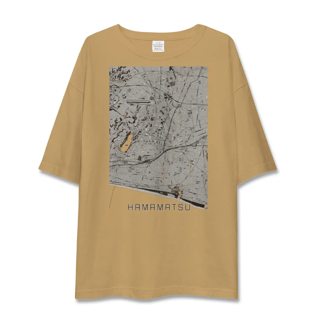 【浜松(静岡県)】地図柄ビッグシルエットTシャツ
